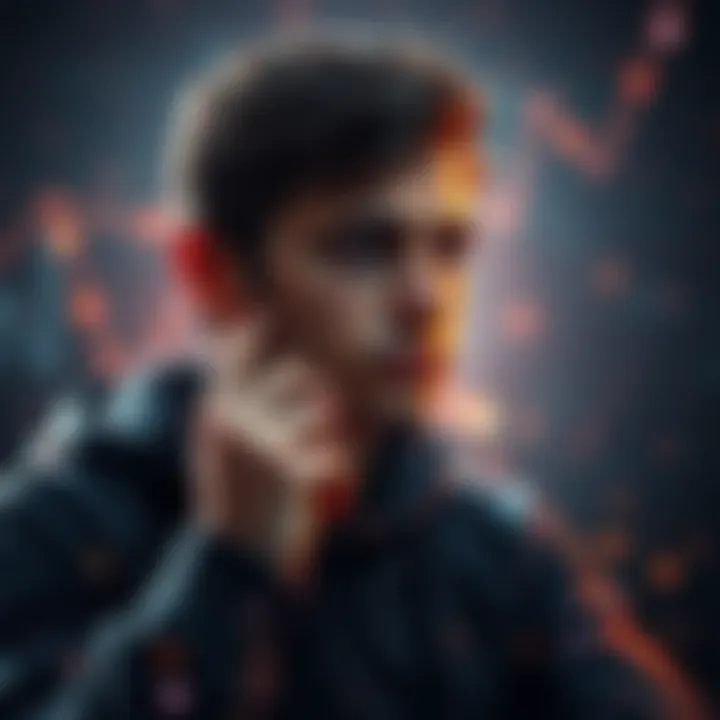 A thoughtful individual pondering over Monero complexities