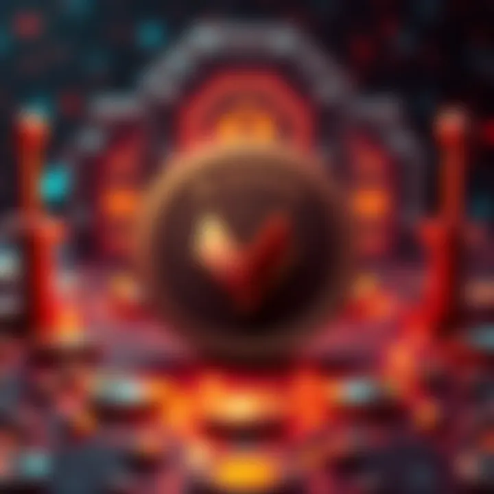 A visual representation of Monero's logo and symbols representing its protocol updates and privacy features