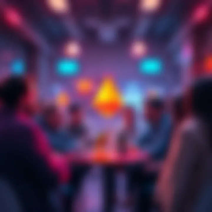 Group of people discussing cryptocurrency in a friendly environment, showcasing Monero's warm culture
