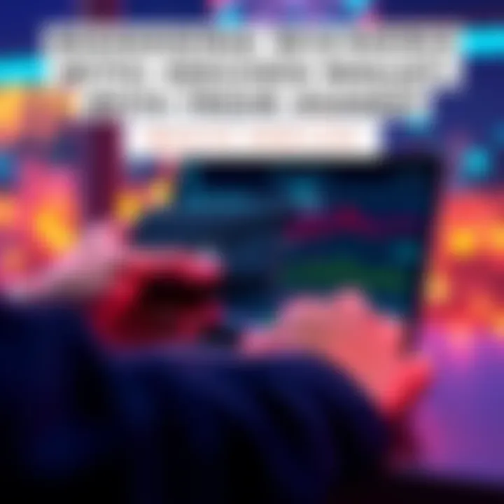 Person holding a Trezor wallet while checking Monero transactions on a laptop