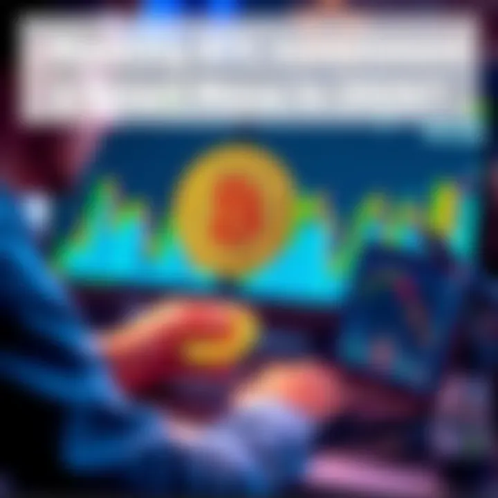 Monthly Bitcoin Investment Person setting up a monthly auto deposit for Bitcoin investment on a computer