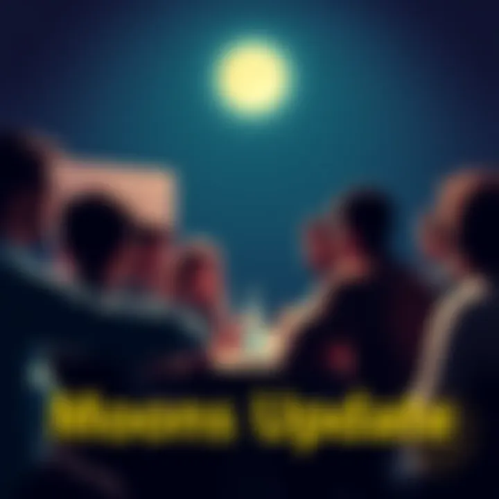 Members of the Moons community discuss recent moderator rule changes and admin decisions in a forum setting