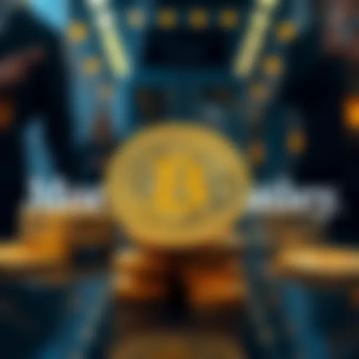 Morgan Stanley Bitcoin ETF Investment Morgan Stanley's logo with Bitcoin symbols representing its $269 million investment in Spot Bitcoin ETFs, showing a contrast between high-net-worth clients and hesitant advisors.