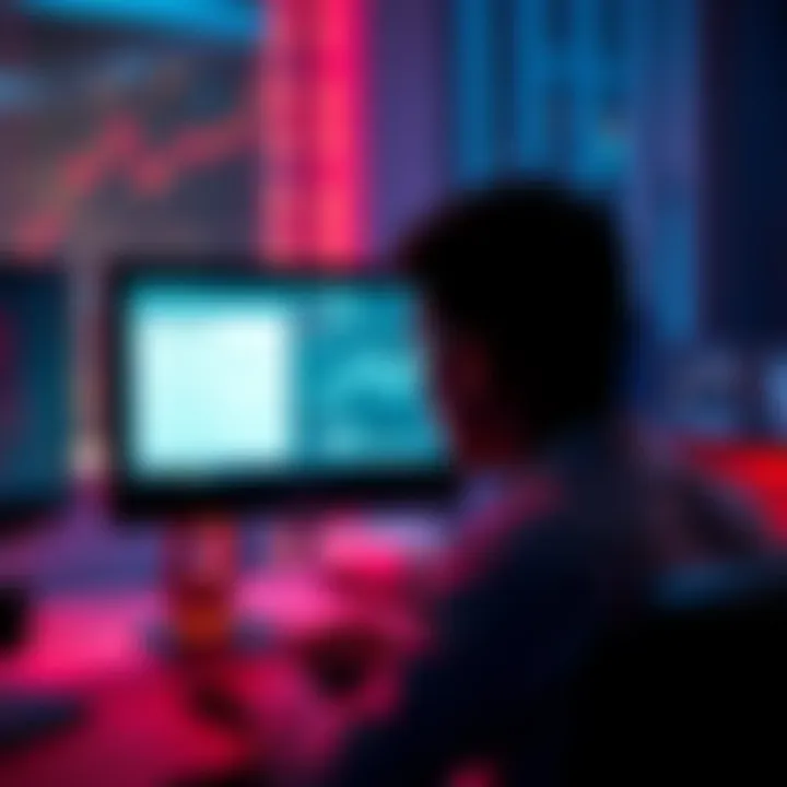 A person looking at a computer screen with transition instructions from staking v2 to v3
