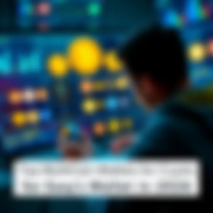 Multi-Chain Wallets for Crypto A person managing multiple cryptocurrencies on a digital wallet interface, showing various logos of crypto coins