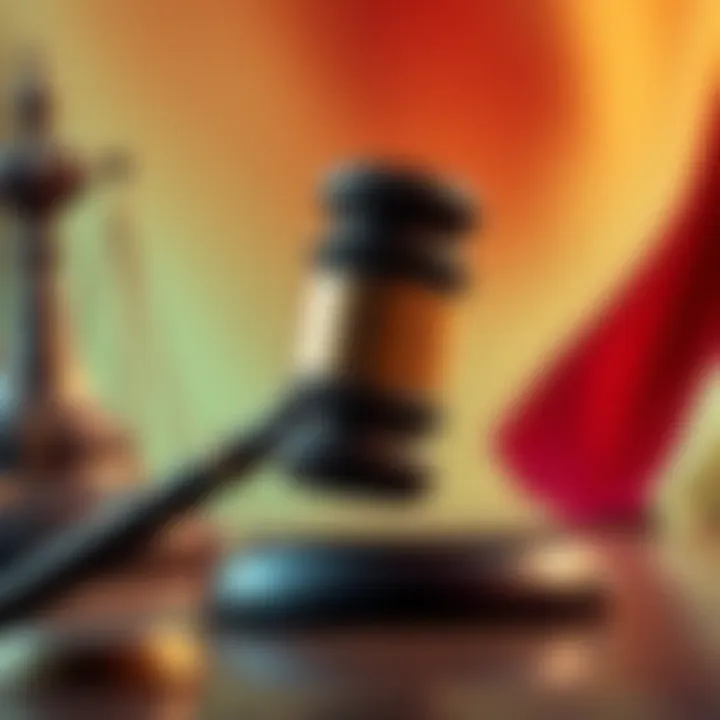 A gavel symbolizing justice and strict laws in Myanmar against scammers and crypto fraudsters