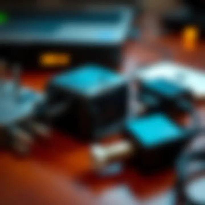 A close-up of a Nano 3S AC adapter on a table, showing wear and tear after 13 months of use, alongside alternative third-party adapters.