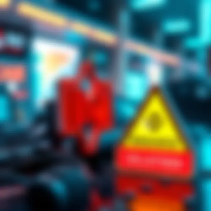 Nano logo with a warning sign The Nano logo next to a warning sign indicating delisting from an exchange