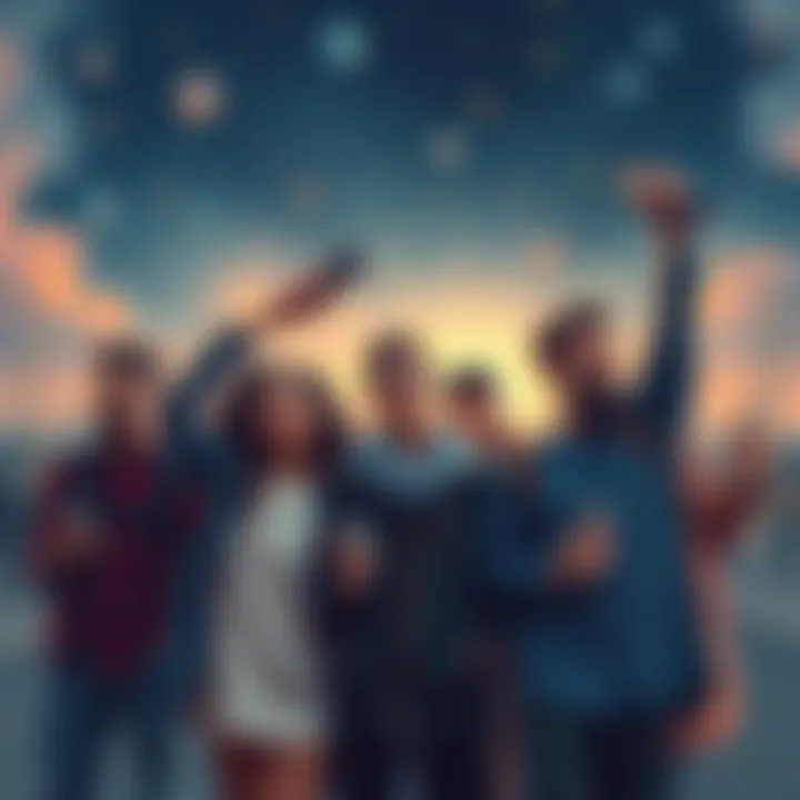 Illustration of diverse citizens uniting for national security strategies