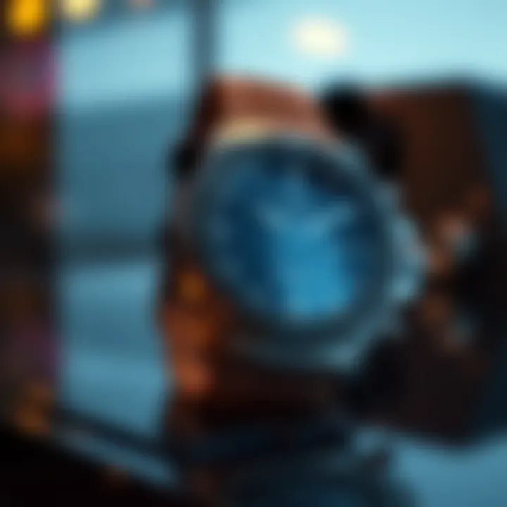 Close-up of the Nautilus Cro Watch highlighting its sleek design and advanced features