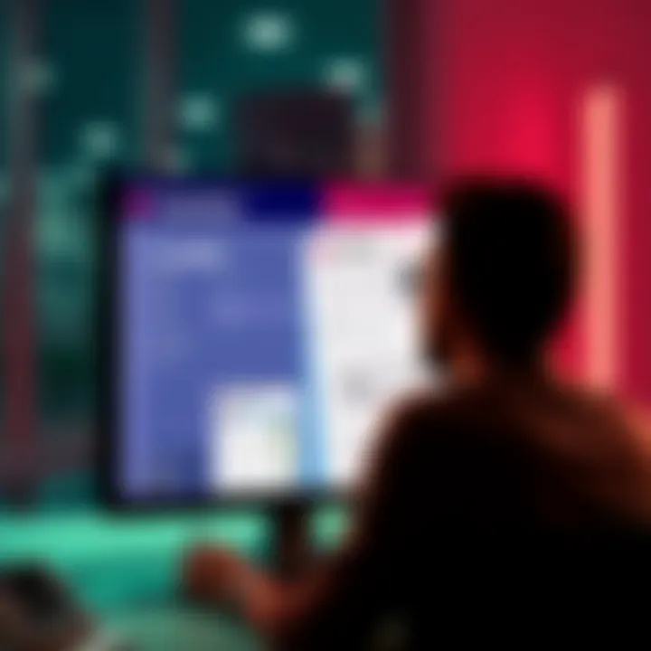 Navigating Tax Form 8949 for Crypto Users A user navigating TurboTax interface with crypto and tax forms on screen