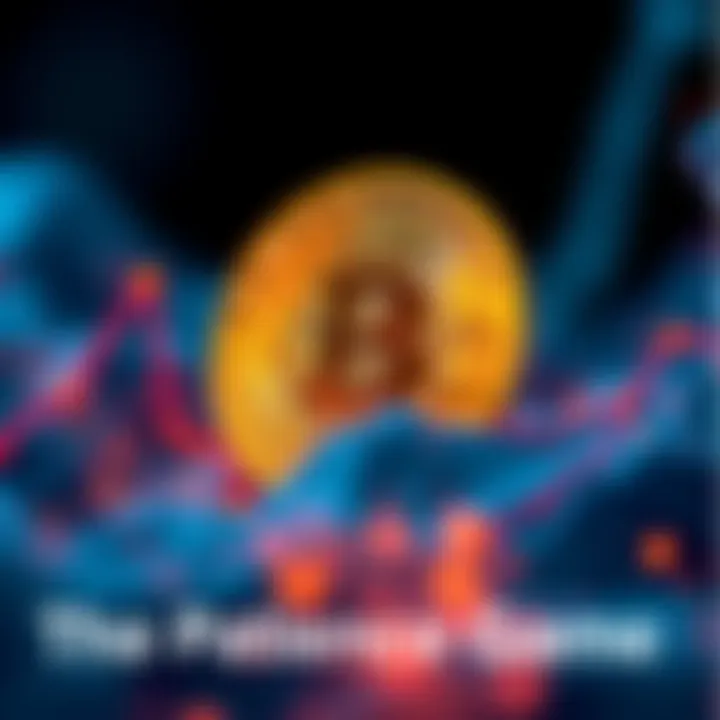An abstract representation of Bitcoin symbolizing patience and strategy in investing