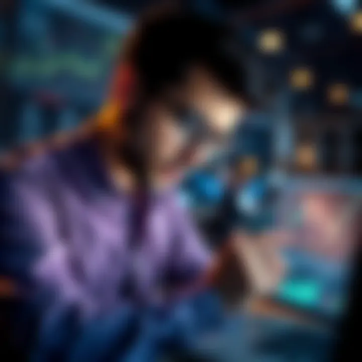 Investor analyzing charts with frustration over buy prices during DCA