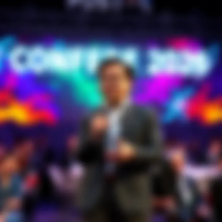 Nenter Chow, CEO, speaking on stage at CONF3RENCE 2026 about innovation and leadership