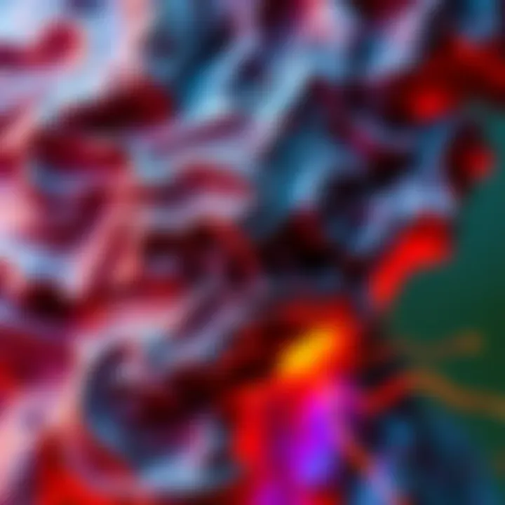 A vibrant NFT artwork showcasing contrasting textures that represent themes of identity and energy.