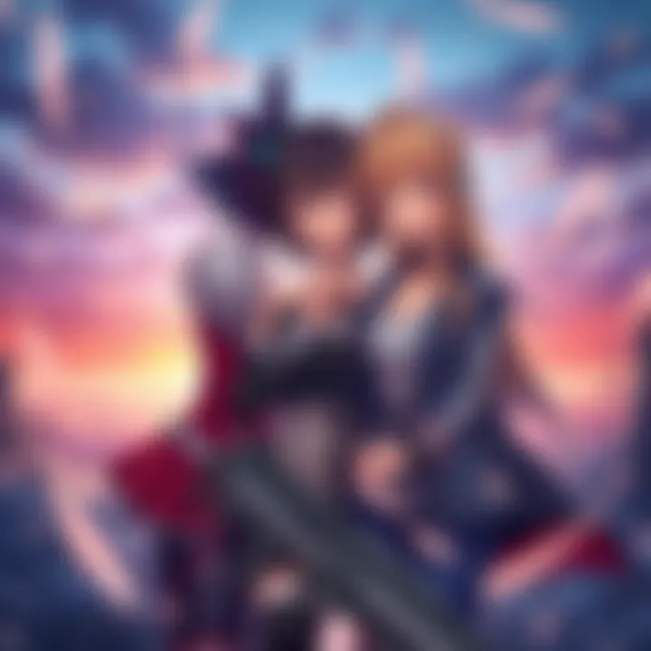 Misit, Minova, and Eleanor featured in the early PV teaser with Fressia in the background