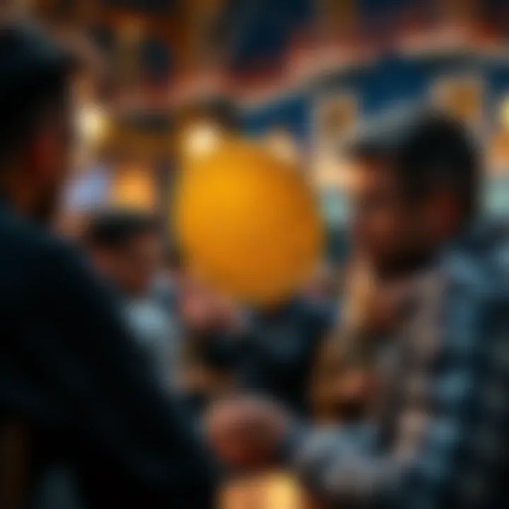 New investor discusses Bitcoin New investor sharing his story about Bitcoin regrets and recent investment with others in a community setting