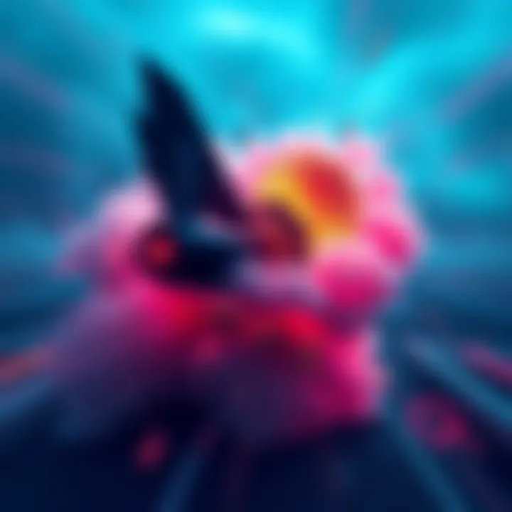 Nexa's Tailstorm for Bitcoin Transactions Visual representation of Nexa's Tailstorm technology enhancing Bitcoin transactions with speed and efficiency.