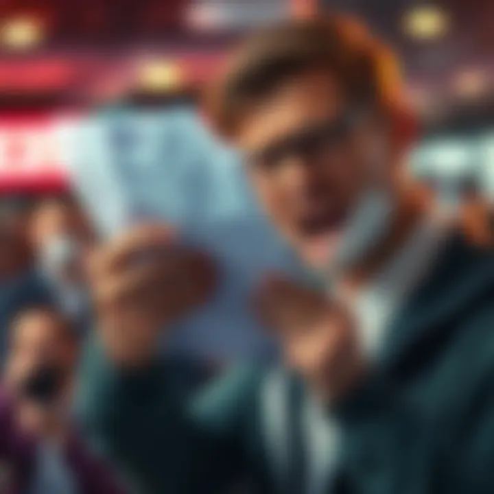 Angry customer holding a bank statement revealing unexpected charges