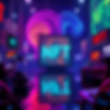 A digital art piece showcasing vibrant colors and unique designs representing the potential comeback of NFTs in 2026.