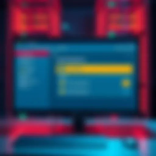 A computer screen showing a node management interface with options for Core and Knots.