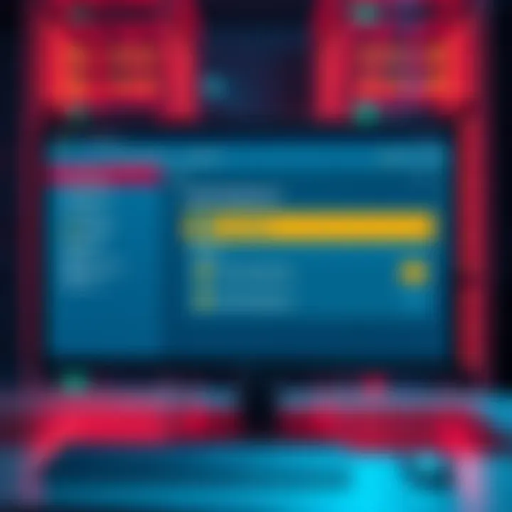 A computer screen showing a node management interface with options for Core and Knots.