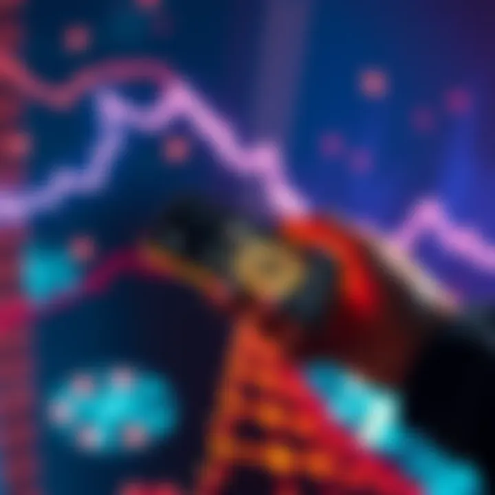 Non-Custodial P2P Bitcoin Exchange A person using a smartphone to trade Bitcoin on a non-custodial peer-to-peer exchange, with digital currency symbols in the background.