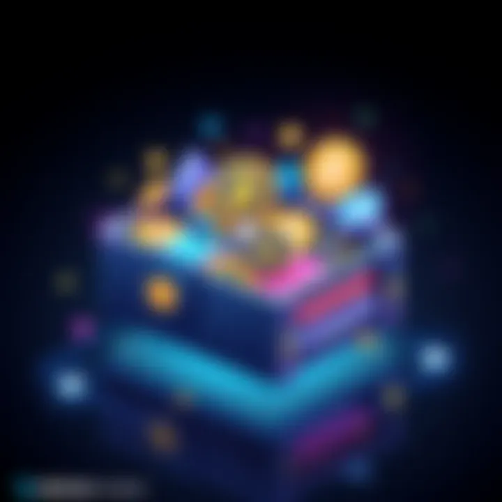 A sleek illustration of a digital wallet filled with crypto assets, showcasing security and innovation.
