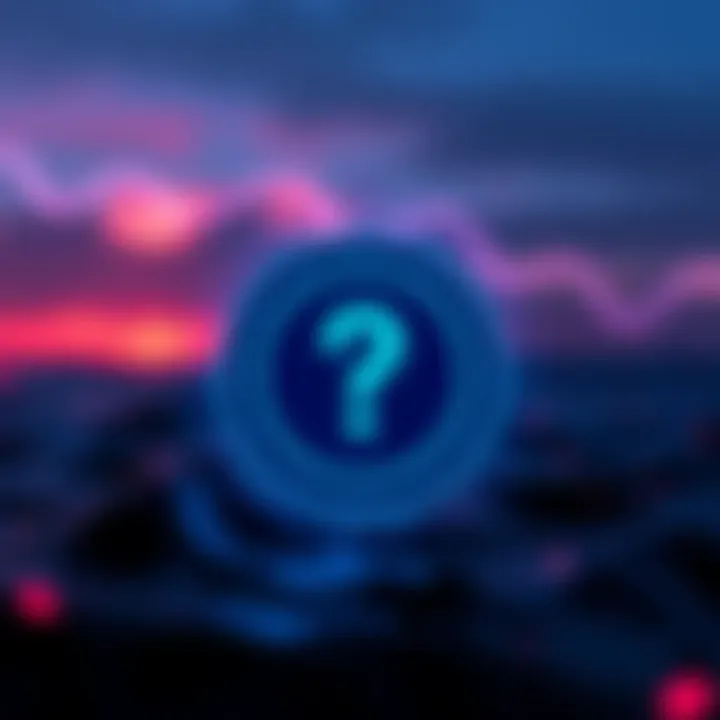 Ocean Protocol logo with a question mark, symbolizing uncertainty around Fetch's communication.