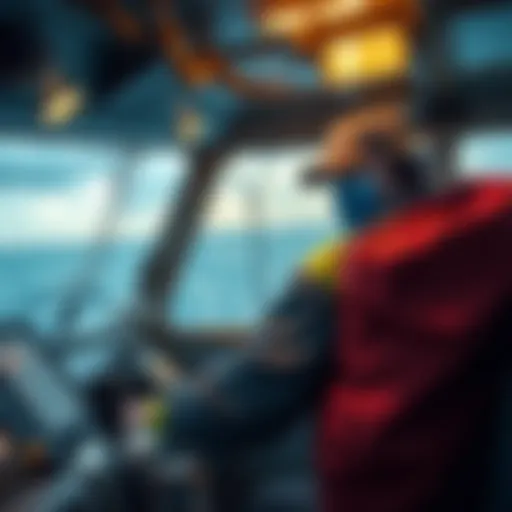 An oil tanker captain navigates through the Strait of Hormuz, facing threats while receiving calls from President Trump.