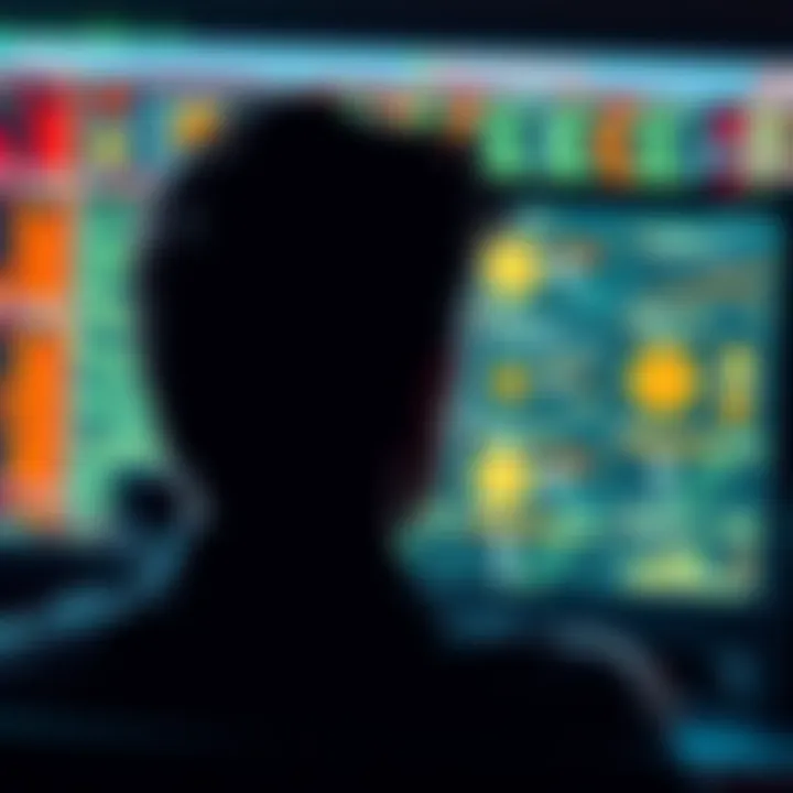 A person looking at a computer screen showing old crypto wallets with sad expressions, symbolizing lost investments and friendships.
