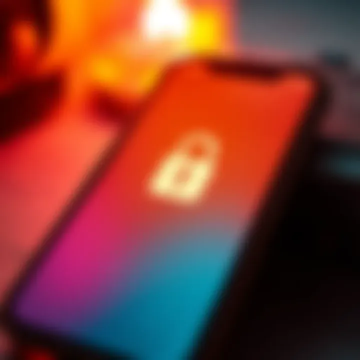 An old iPhone with a locked screen, indicating potential security risks for stored assets