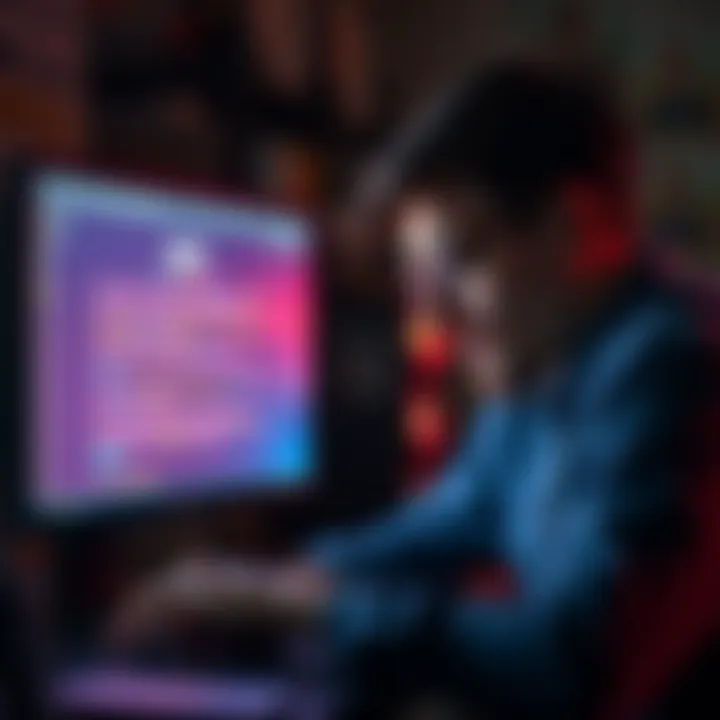 A person frustrated while trying to access an XDC wallet using a mnemonic phrase, showing a computer screen with error messages and a wallet interface.