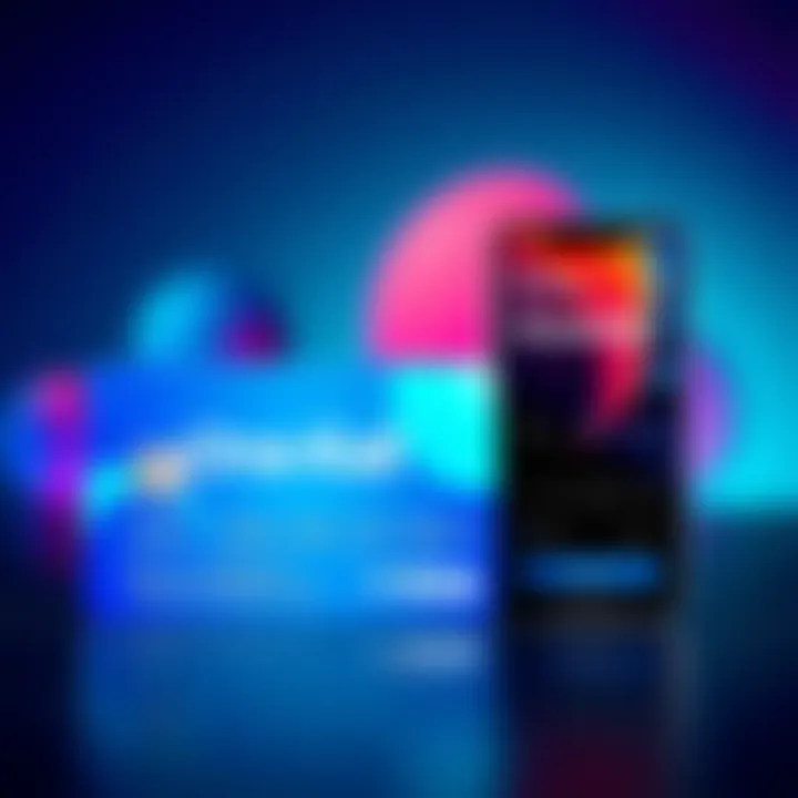 Display of a One4all prepaid VISA card next to a smartphone showing the Curve payment app interface