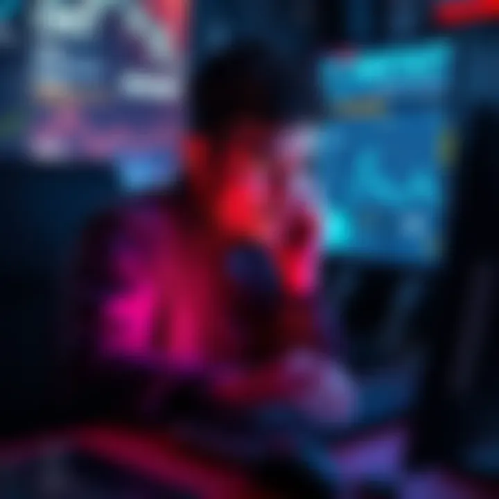 A person looking worried while checking their ONT staking balance on a computer screen, reflecting the long wait times for unstaking.