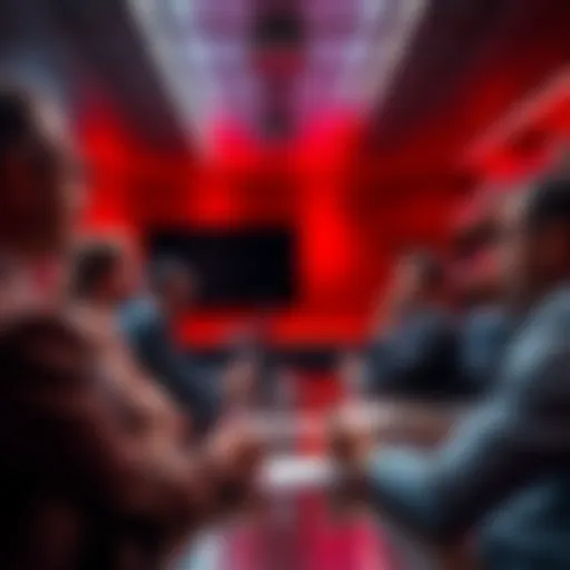 Members of the Open Source Committee discussing at the Intersect meeting