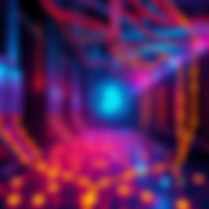 Visual representation of node connections in solo mining setups