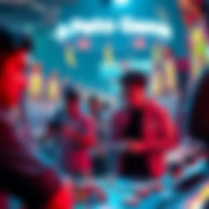 Players engaging in Patos Games' new play-to-earn game, earning tokens and competing for prizes