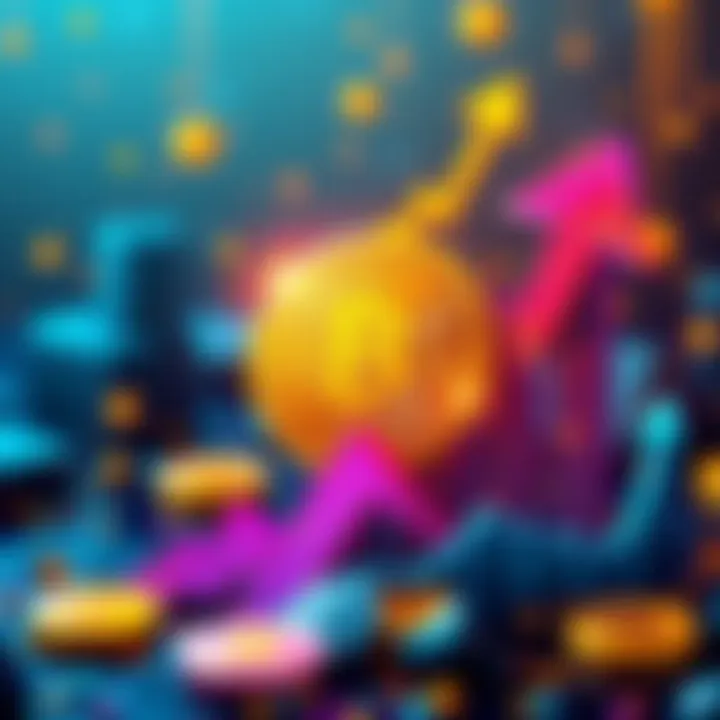 $PATOS Meme Coin Growth A vibrant graphic showing the growth of $PATOS meme coin with upward trend arrows and cryptocurrency symbols, highlighting its potential compared to Solana.