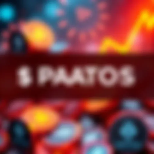 Visual representation of $PATOS token presale with tokens and exchange logos, showcasing success and momentum