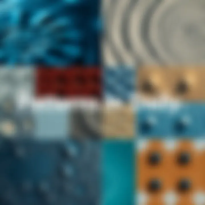 A collage showing various patterns like ripples in water, circles in sand, and repeated shapes, illustrating recurring trends in life.