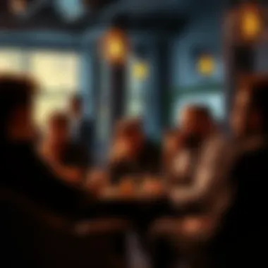 Group of people sharing their experiences about Bitcoin and its significance in a casual setting