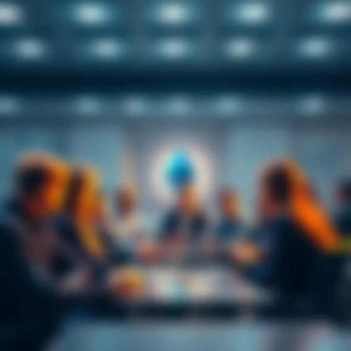 A group of people engaged in a discussion about Ethereum, sharing ideas and insights.