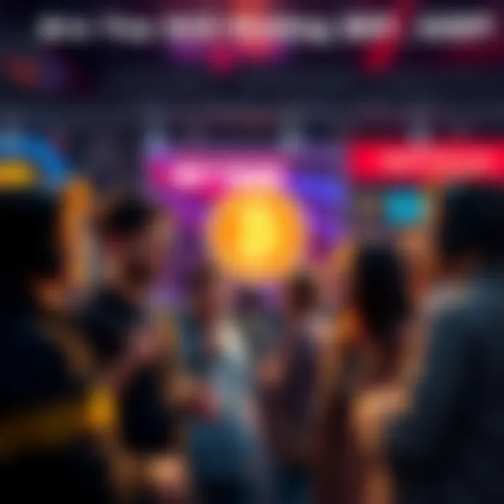 A group of people engaged in a conversation about the $PEP token, showing excitement and interest in cryptocurrency.