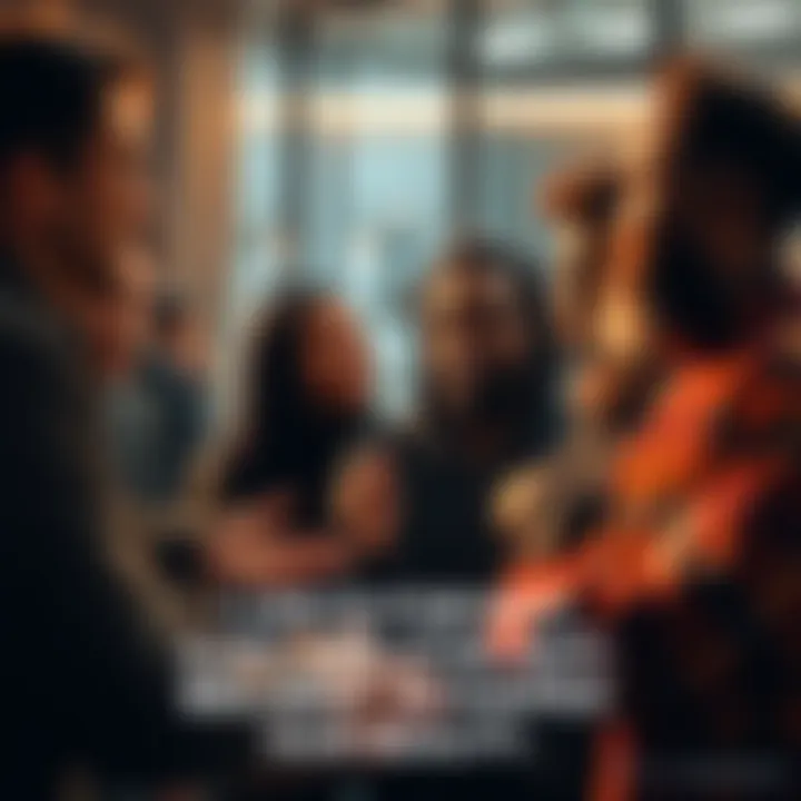 A group of diverse people engaged in a deep conversation about their beliefs and perspectives.