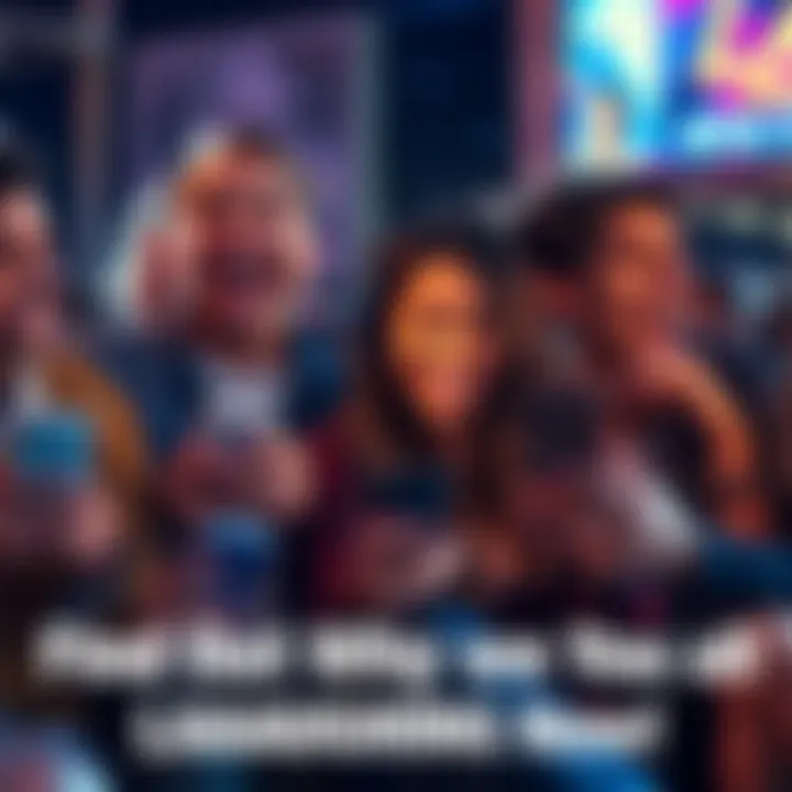 People Laughing Together A group of friends laughing and enjoying funny memes on their phones.