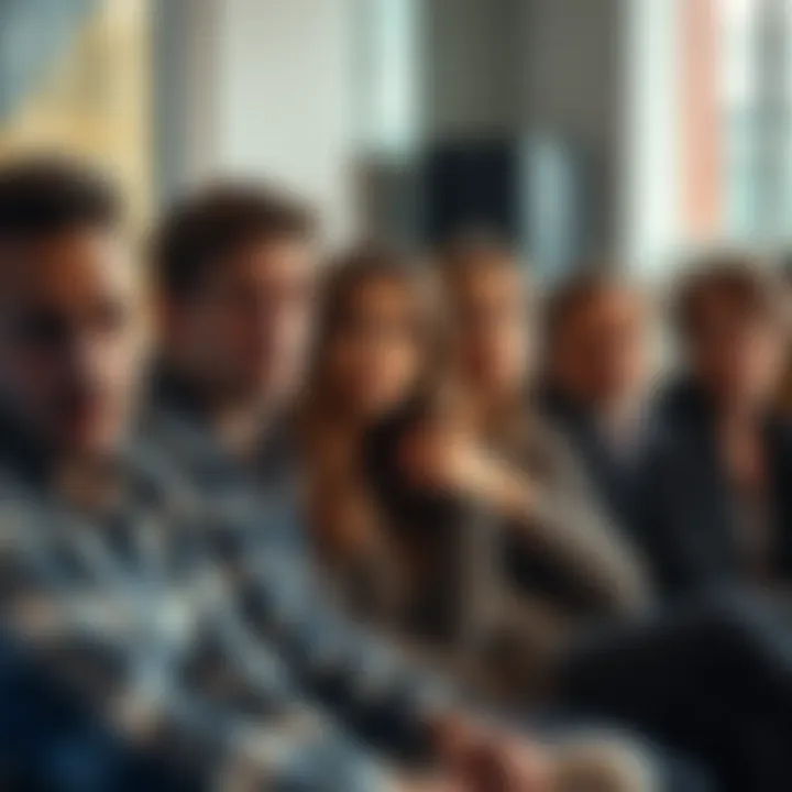 People looking worried about life A group of people sitting together with worried expressions, discussing their feelings about life and economic stability.