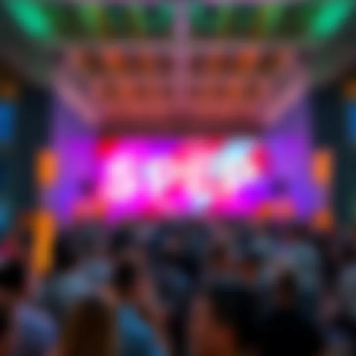 $PEP logo showcased at the BTC and Litecoin Summit event, surrounded by attendees and banners, highlighting its involvement in the crypto industry.