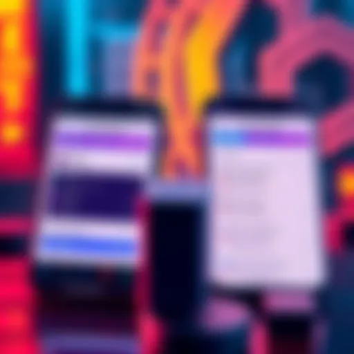 A comparison of Perra Wallet and Coinbase interface showing Algorand storage options and security features