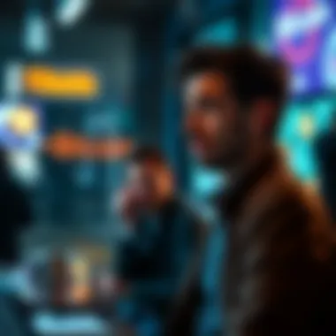 Person asking about Bitcoin A person casually asking another if they do Bitcoin, depicting confusion